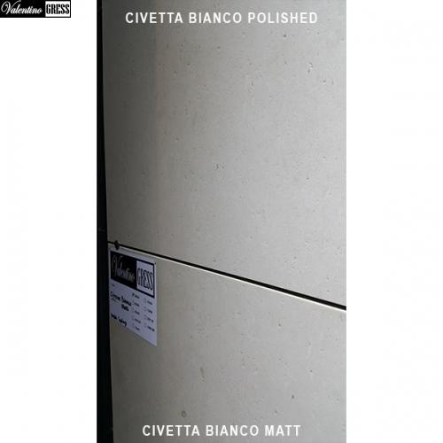 VALENTINO GRESS Valentino Gress Civetta Bianco Matt (real holes) 60x60 - 4