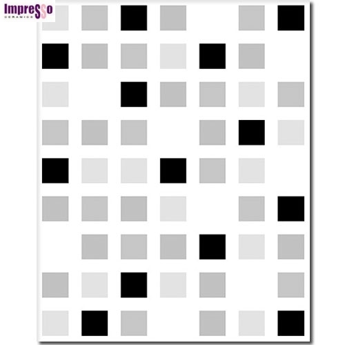 IMPRESSO: Impresso Pixel Black 20x25