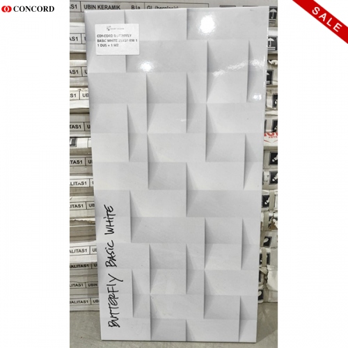 CONCORD: Concord Butterfly Basic White 25x50