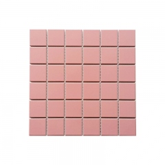 MOZZA TILE Med Square Glossy Pink 48x48mm (306x306mm)
