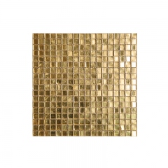 MOZZA TILE Glass Byzan Gold 15x15mm (295x295mm) dry wall only