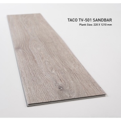 Vinyl Plank TACO 5mm click TV-501 Sandbar (1 dus = 2,13 m2)