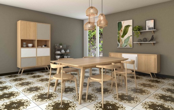  NIRO GRANITE Niro Granite Swatantra D0043 Kawung Cakra Ningrat Beige 60x60 - 2