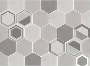 ROMAN CERAMIC Roman GH348064 dModesto Mix 34x39 Hexagon - 5