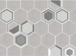 ROMAN CERAMIC Roman GH348064 dModesto Mix 34x39 Hexagon - 3