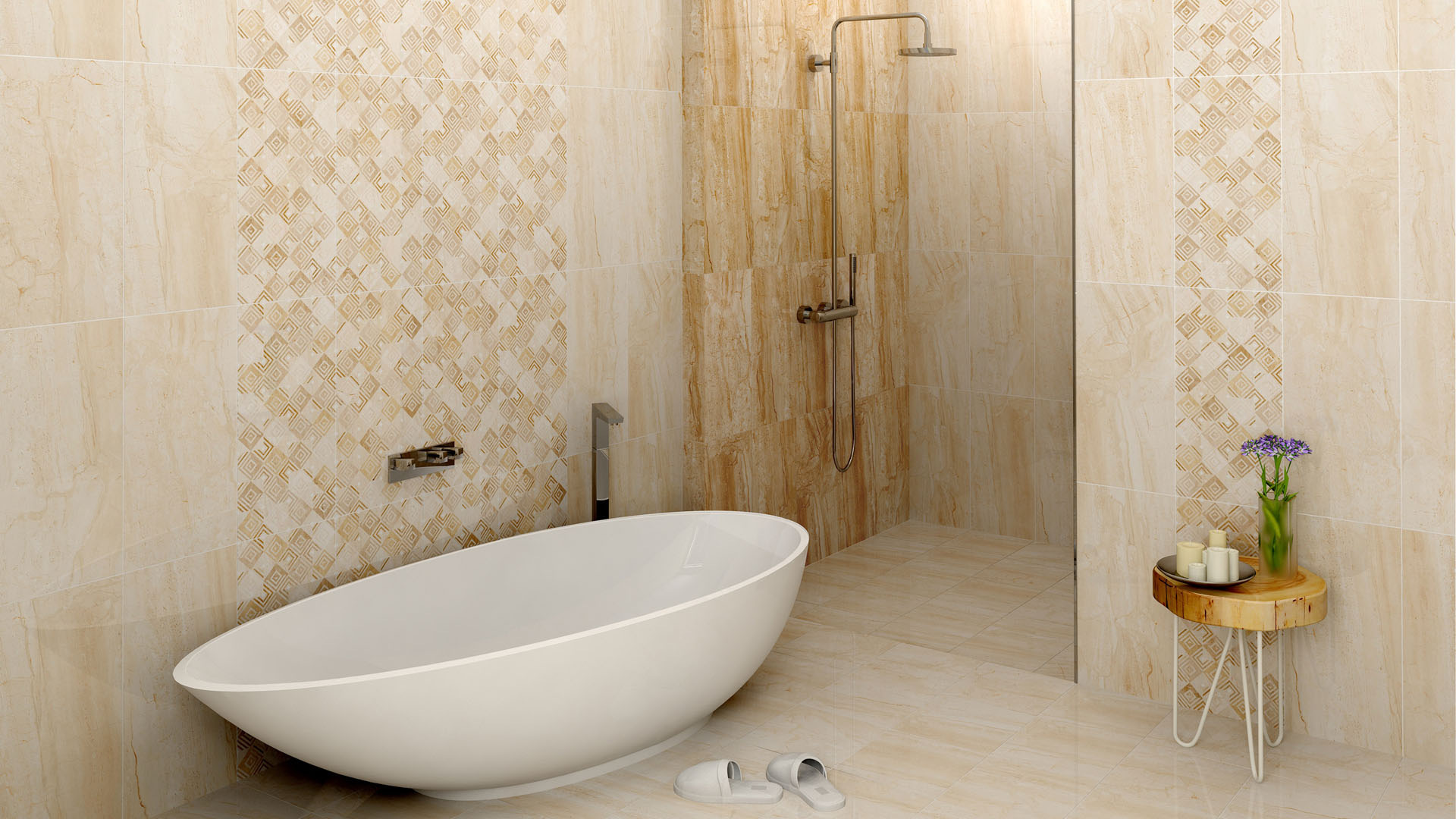 ROMAN CERAMIC Roman dPienza Beige 33342RP 30x30 - 2
