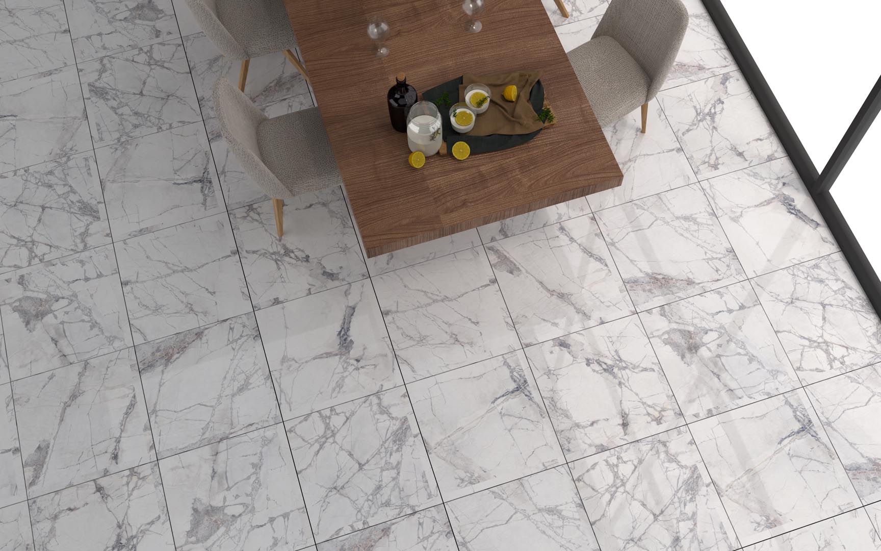 ROMAN CERAMIC Roman dFittoria Bianca 609200R 60x60 - 2
