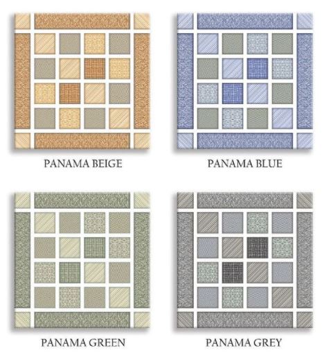 PARIS Paris Panama Green 25x25 - 2