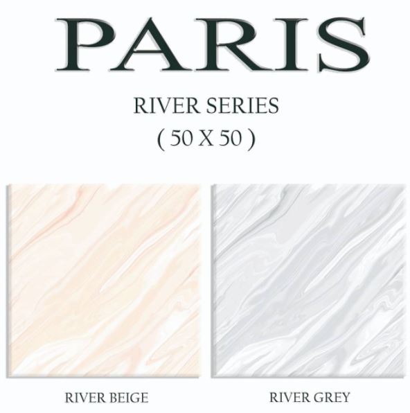 PARIS Paris River Grey 50x50 - 2