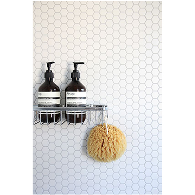 Kuda Laut Mosaic HEX-1010 Hexagon 2.5cm White